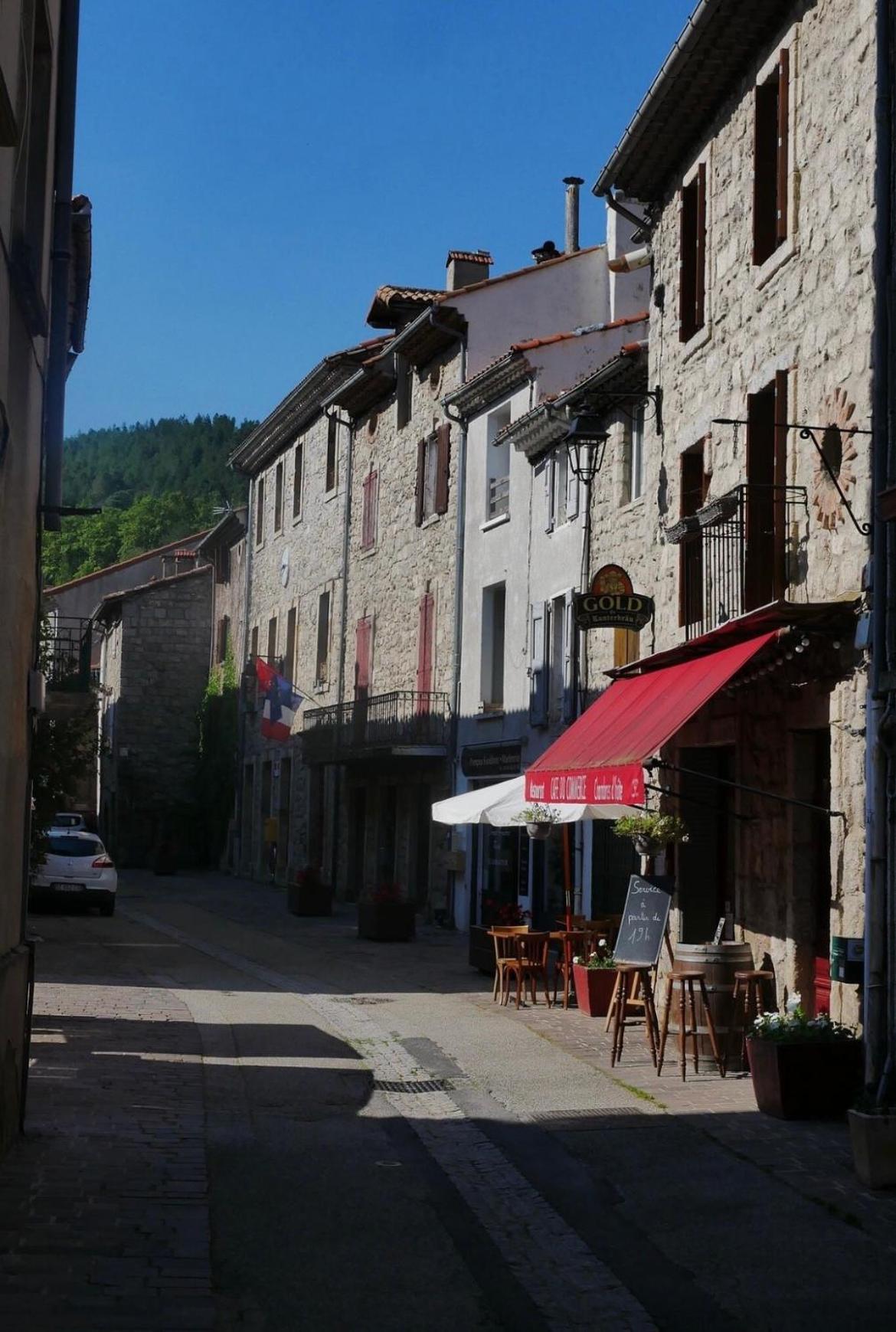 Cafe Du Commerce Genolhac Exterior foto